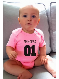 Боді для дівчинки з коротким рукавом princess номер 01